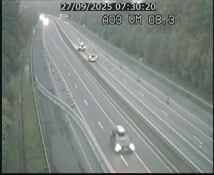 Traffic live webcam Luxembourg Bettembourg - A3 - BK 8.3 - direction France