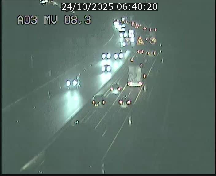 Webcam Autoroute après la Croix de Bettembourg en direction de Luxembourg sur l'A3