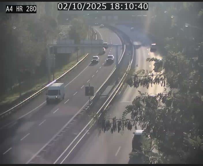 Webcam traffic A4 Luxembourg - BK 0.2 - P+R Bouillon (direction Luxembourg)