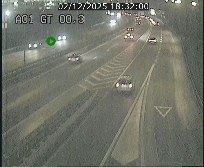 Traffic live webcam Luxembourg Croix de Gasperich - A1 direction Kirchberg - BK 0.3