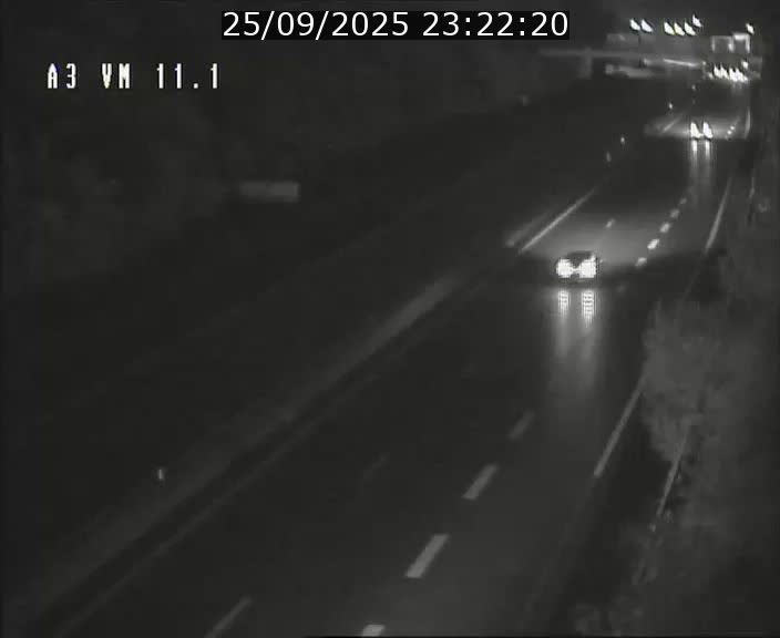 Webcam à la frontière franco-luxembourgeoise, avant la Croix de Bettembourg - BK 11.1 - direction Luxembourg-ville