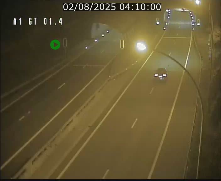 Traffic live webcam Luxembourg Hesperange - A1 direction Kirchberg - BK 1.4