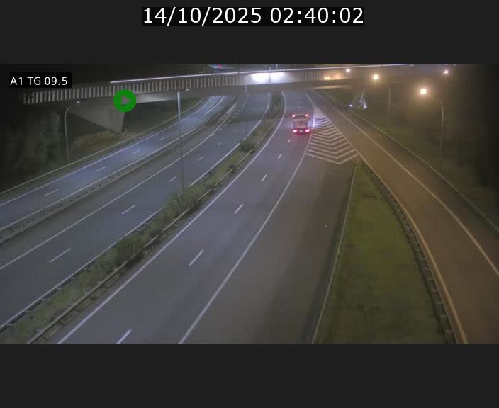 Traffic live webcam Luxembourg Jonction Grünewald - A1 direction Luxembourg-ville - BK 9.5