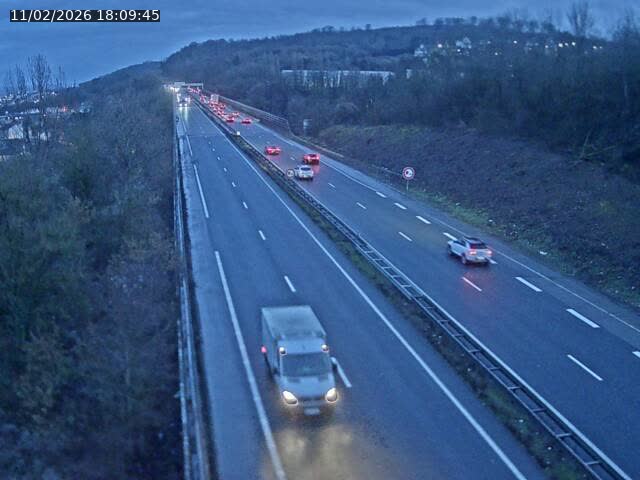 Caméra autoroute France - A30, Hayange direction Metz