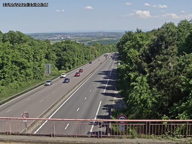 Caméra autoroute France - A33, Houdemont direction Lunéville