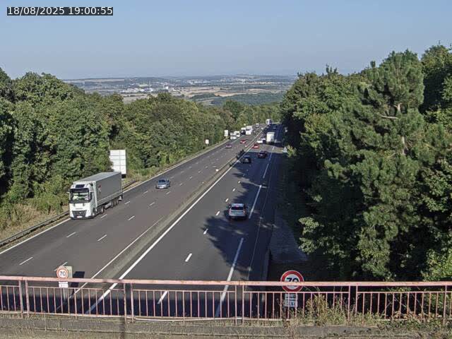 Caméra autoroute France - A33, Houdemont direction Lunéville