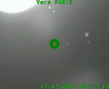 Caméra routière sur l'autoroute A20 à Bessines-sur-Gartempe. Vue orientée vers Paris