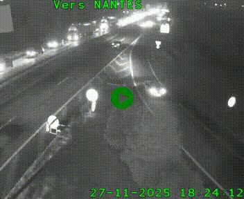Webcam N147 au nord de Poitiers et à la jonction avec la A10