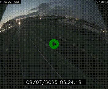 Webcam sur la N165 à hauteur de Caudan, dans le Morbihan.