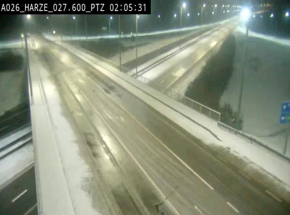 Caméra autoroute Belgique - Sougné-Remouchamps,E25 direction Luxembourg