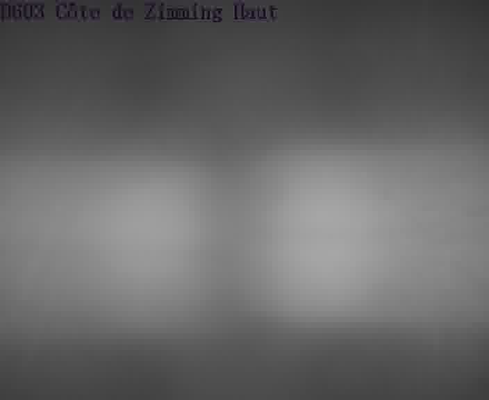 Webcam sur la D603 située en haut de la Côte de Zimming. Vue orientée vers Saint-Avold.