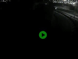 Caméra autoroute à la jonction entre l'A7 et la D301 (Boulevard urbain Sud de Lyon) à Feyzin, au sud de Lyon. Vue orientée vers Mions