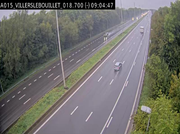Webcam autoroute Belgique - Villers-le-Bouillet - E42 direction Liège - BK 18.7