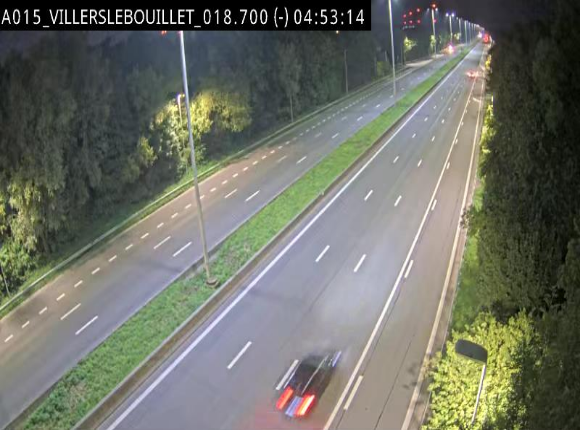 Webcam autoroute Belgique - Villers-le-Bouillet - E42 direction Liège - BK 18.7