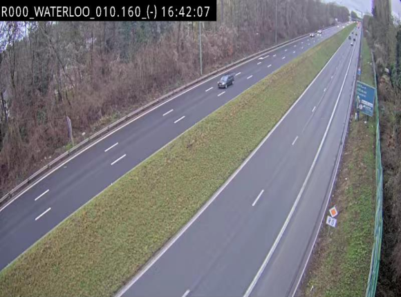 Webcam autoroute Belgique - Waterloo - R0 (ring de Bruxelles) - BK 12.3