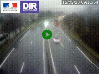 Caméra sur la Nationale 90 (N90) à La Léchère, en direction et à proximité d'Albertville