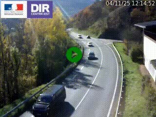 Caméra trafic sur la N90 à Bourg-Saint-Maurice, en provenance d'Aoste et en direction d'Albertville