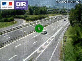 Caméra routière à hauteur de la sortie 15 Chambéry-centre au PK 4,103 en direction d'Albertville