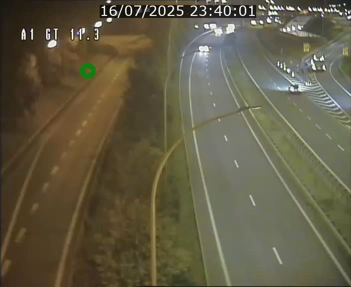 Traffic live webcam Luxembourg Senningerberg - A1 direction Allemagne - BK 11.3