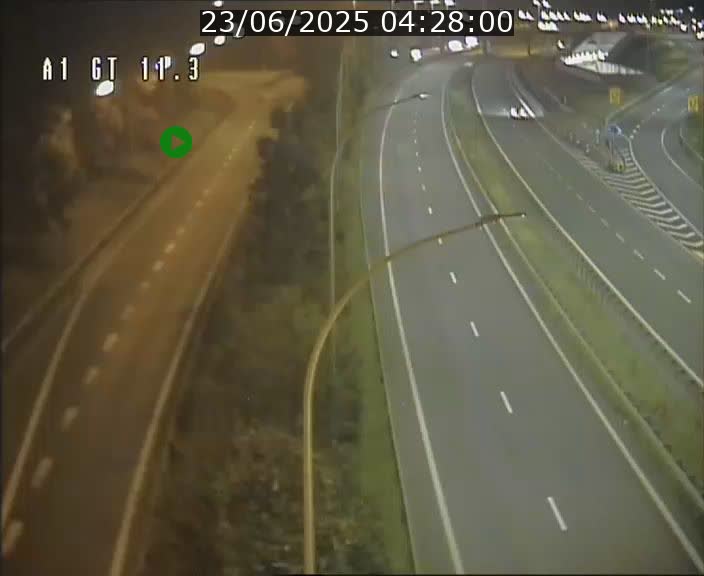Traffic live webcam Luxembourg Senningerberg - A1 direction Allemagne - BK 11.3