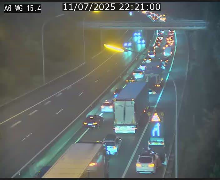 Traffic live webcam Luxembourg Capellen - A6 - BK 15.4 - direction Luxembourg/France/Allemagne