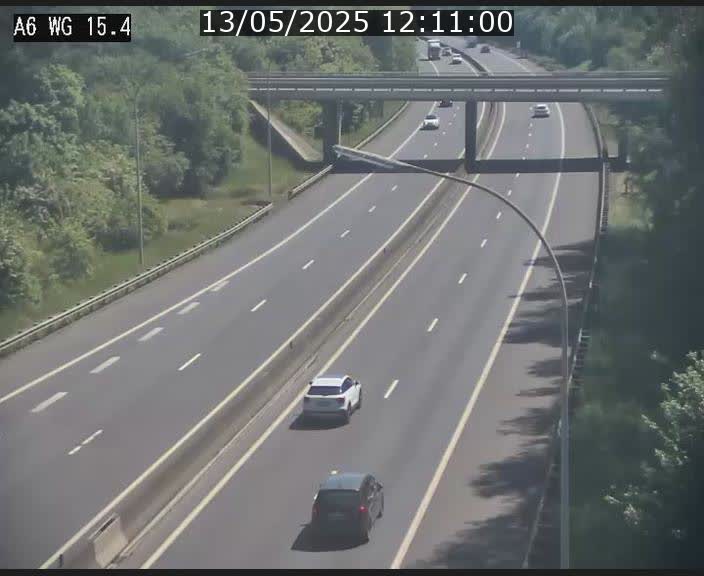 Traffic live webcam Luxembourg Capellen - A6 - BK 15.4 - direction Luxembourg/France/Allemagne