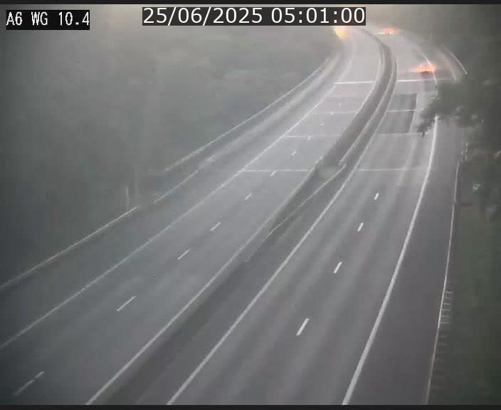 Traffic live webcam Luxembourg Mamer - A6 - BK 10.4 - direction Luxembourg/France/Allemagne