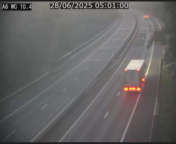 Traffic live webcam Luxembourg Mamer - A6 - BK 10.4 - direction Luxembourg/France/Allemagne