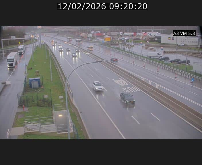 Traffic live webcam Luxembourg Aire de Berchem - A3 - BK 5 - direction France