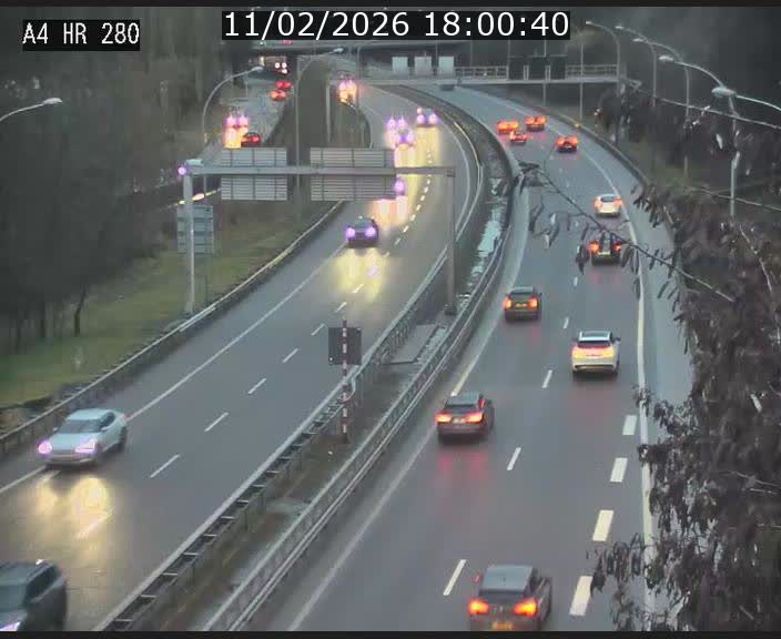 Webcam traffic A4 Luxembourg - BK 0.2 - P+R Bouillon (direction Luxembourg)