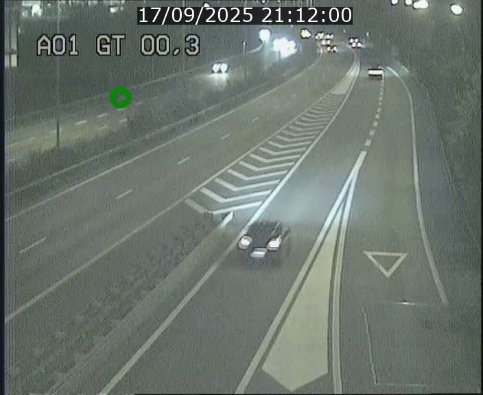 Traffic live webcam Luxembourg Croix de Gasperich - A1 direction Kirchberg - BK 0.3