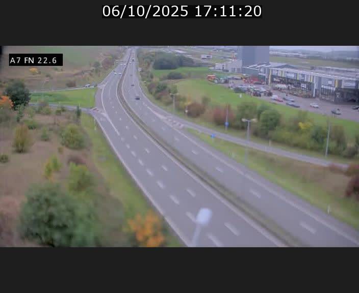 Caméra trafic Luxembourg - A7, Colmar-berg direction Mersch
