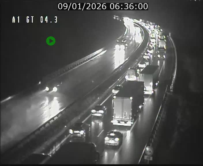 Traffic live webcam Luxembourg Itzig - A1 direction Sandweiler - BK 4.3