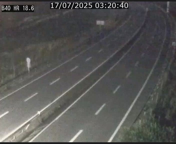 Webcam sur la route de liaison entre Micheville et Esch-Belval à la frontière entre le Luxembourg et la France. Vue orientée vers la Lorraine.