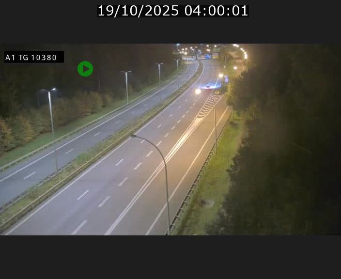 Traffic live webcam Luxembourg Senningerberg - A1 direction Luxembourg Kirchberg - BK 10.3