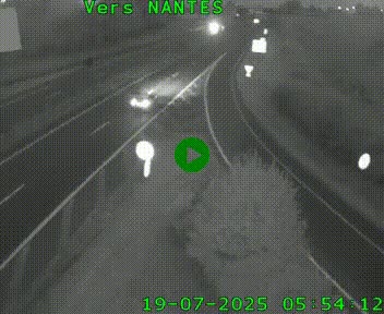 Webcam N147 au nord de Poitiers et à la jonction avec la A10