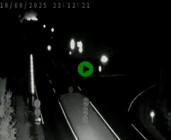 Webcam routière sur la N122 au niveau du Tunnel du Lioran. Vue de l'entrée côté Aurillac.