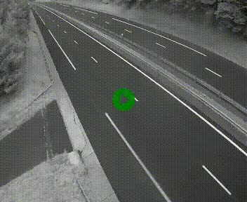 Caméra autoroute A75 à hauteur du col des Issartets en direction de Montpellier