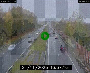 Webcam sur le périphérique de Rennes (N136) à hauteur de Maurepas, au nord de la ville