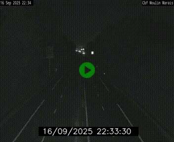 Webcam sur le périphérique de Nantes (N844) entre la Porte de Saint-Luce et la Porte d'Anjou, à l'est de la ville