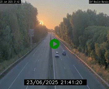 Webcam sur le périphérique de Nantes (N844) entre la Porte de Saint-Luce et la Porte d'Anjou, à l'est de la ville