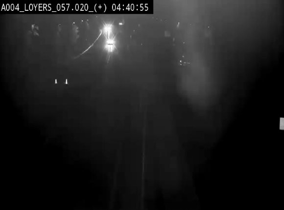 Webcam dans la montée de Loyers sur l'E411, après le viaduc de Beez en venant de Namur et en direction du Luxembourg