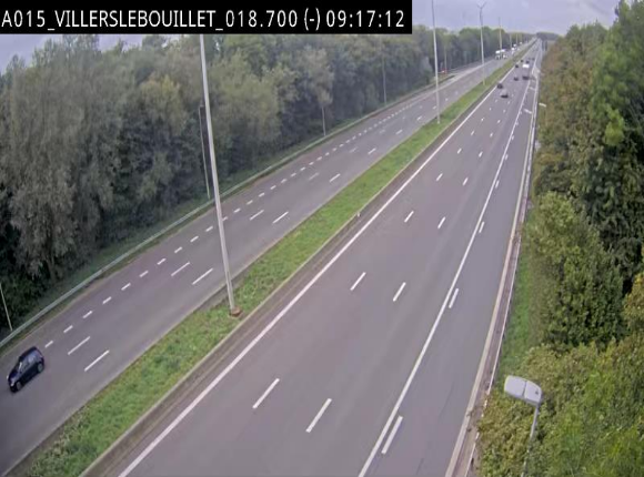 Webcam autoroute Belgique - Villers-le-Bouillet - E42 direction Liège - BK 18.7