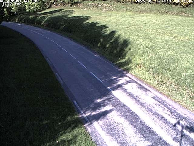 Webcam à Allarmont dans les Vosges, sur la RD392