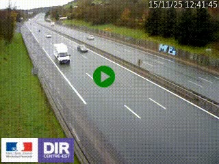 Webcam routière à Saint-Etienne-Terrenoire sur la RN88 avant la jonction entre l'A72 et le Boulevard Périphérique de Saint-Etienne