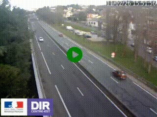 Webcam routière à Le Chambon-Feugerolles sur la RN88 entre Firminy et Saint-Etienne