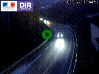 Caméra trafic sur la N90 à Bourg-Saint-Maurice, en provenance d'Aoste et en direction d'Albertville