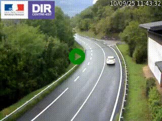 Caméra trafic sur la N90 à Bourg-Saint-Maurice, en provenance d'Aoste et en direction d'Albertville