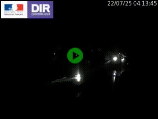 Caméra trafic à Meylan sur la Rocade-Sud de Grenoble en direction d'Aix-en-Provence