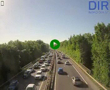 Webcam sur le périphérique de Caen (N814) à l'est de la ville, à Mondeville hauteur de la sortie 2, Presqu'île-Rives de l'Orne, au bout de l'autoroute A13